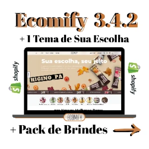 Tema Shopify Ecomify + Atualizações e Brindes - Outros