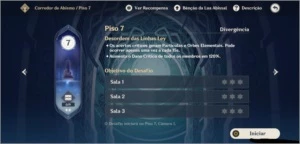 Diluc AR33, Lv60, Estátuas lv10 Geo e Anemo, mundo 3 - Genshin Impact