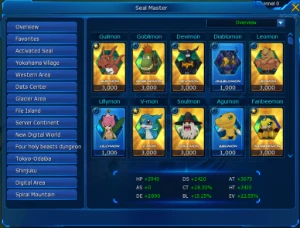 Conta NaDMO Alphamon com MegidraX, UlforceX é muito mais !!! - Digimon Masters Online