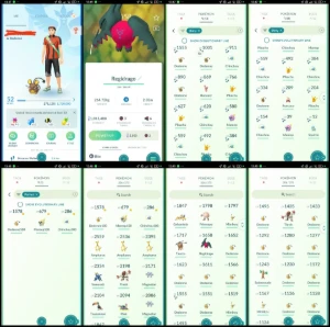 Conta Pokémon GO Lv52 | +1M Stardust | 18 Shinies Pk12