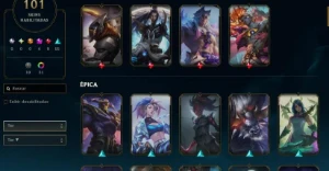 Conta com mais de 100 skins e elo prata - League of Legends LOL