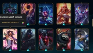 Conta com mais de 100 skins e elo prata - League of Legends LOL