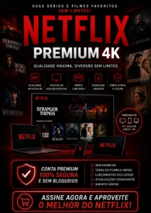 Netflix Premium 4K + Entrega automática + suporte 30 Dias!!