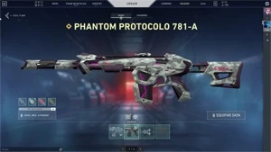 Conta valorant platina 2 com muitas skins