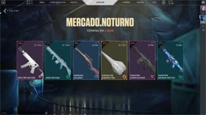 Conta valorant platina 2 com muitas skins