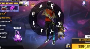 conta de free fire gemada