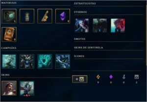 Conta Lv. 82/36 Skins/56 Campeões/Platina 3/ Fiora Prestígio - League of Legends LOL