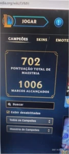 Conta League of legends Ex gm, atual Diamante LOL