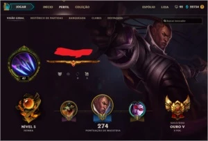 Conta de lol todos os champions e muitas skins - League of Legends