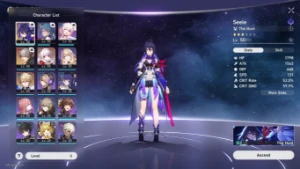 Seele + Noite + Clara com cone* dela + gepard + 3k de jade - Genshin Impact