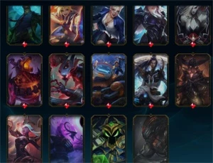 conta lol muitas skins - League of Legends
