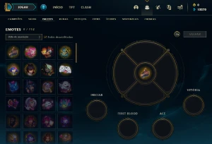 Conta PLATINA 4 | 75% Win - Lol (League Of Legends) Elomoon