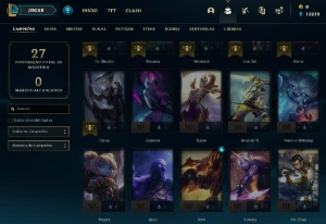 Conta PLATINA 4 | 75% Win - Lol (League Of Legends) Elomoon