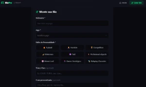 [Bio Pro Gamer] – Gerador de Bio Profissional para Free Fire - Redes Sociais