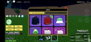Vendo conta de blox fruit - Roblox