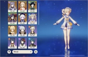 Ar53. Venti, Yoimiya, keqing, Mona c1, Qiqi - Genshin Impact