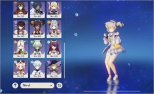 Ar53. Venti, Yoimiya, keqing, Mona c1, Qiqi - Genshin Impact