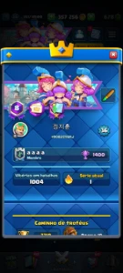 CR Nível 37, 7500 Troféus, 116 Cartas e 8 Anos de Conta!!