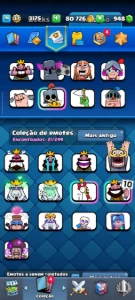 CR Nível 37, 7500 Troféus, 116 Cartas e 8 Anos de Conta!! - Clash Royale