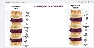 Instrução Ilustração Montagem Copo Açaí - Others