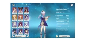AR - 58 NA - Ayaka, Ganyu, Raiden, Yoimiya, Yae Miko e mais - Genshin Impact