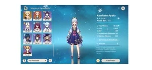 AR - 58 NA - Ayaka, Ganyu, Raiden, Yoimiya, Yae Miko e mais - Genshin Impact