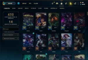 Conta bronze 2 com 150 Champs e 81 Skins - League of Legends LOL