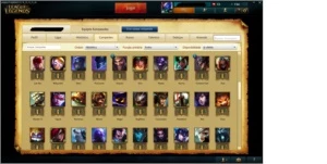 Conta de League of Legends Gold, 107 campeoes e 39 skins LOL