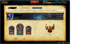 Conta de League of Legends Gold, 107 campeoes e 39 skins LOL