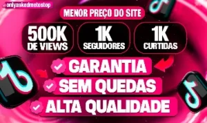Seguidores TikTok Mundiais - Menor Valor