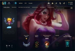 conta league of legends LOL
