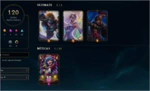 conta league of legends lvl 270 LOL