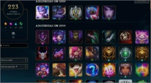 conta league of legends lvl 270 LOL