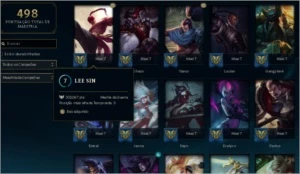 conta league of legends lvl 270 LOL