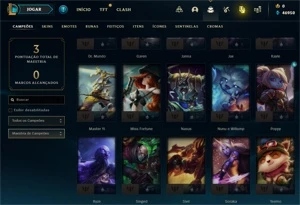 Conta FERRO 4 - Smurf LOL (league of legends) ELOMOON