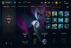Conta FERRO 4 - Smurf LOL (league of legends) ELOMOON