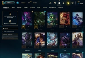 Conta FERRO 4 - Smurf LOL (league of legends) ELOMOON