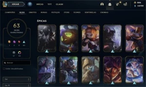 CONTA VALORANT R$384 GASTOS + LOL R$310 GASTOS