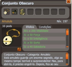 set Obscuro completo (SPIRITIA) - Dofus