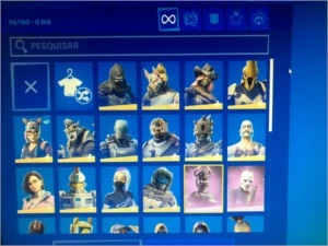Conta Fortnite com varias skins