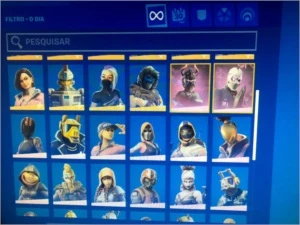 Conta Fortnite com varias skins