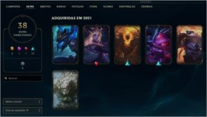 Vendo conta Ouro 4 + 38 skins LOL - League of Legends