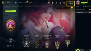 Conta com skins+ 40 campeão - League of Legends LOL
