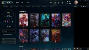 Combo de  2 contas lol platina - League of Legends