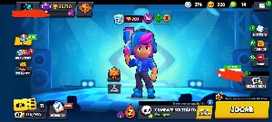 Conta de brawl stars com Shelly estelar