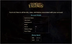 Conta Diamante 5 - 160 Skins ++ - League of Legends LOL