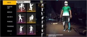Conta de free fire gemada