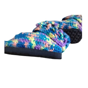 Pantufa de Lã Infantil Multicolor 28 - Artesanato e Personalizados