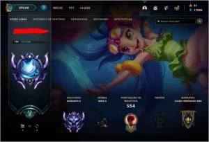 CONTA LOL 228 SKINS - League of Legends