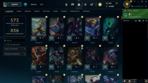 Conta LOL Ouro Todos os campeões + 280 SKINS MMR DIAMANTE - League of Legends